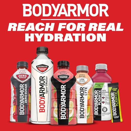 BODYARMOR LYTE Sports Drink Low-Calorie Sports Beverage, Strawberry Lemonade BODYARMOR Au supplements