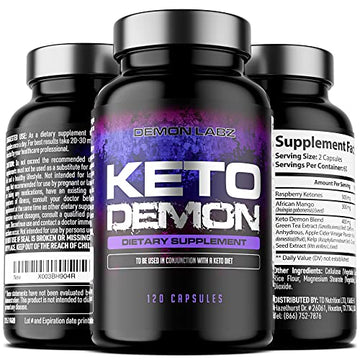 Keto Demon – Hardcore Keto Pills – Use with The Keto Diet – Packed with Raspberry Ketones Demon Labz Au supplements