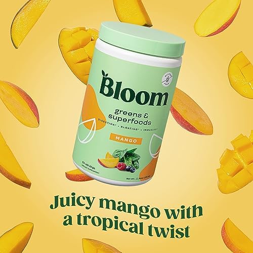Bloom Nutrition Super Greens Powder Smoothie & Juice Mix - Probiotics Bloom Nutrition Au supplements