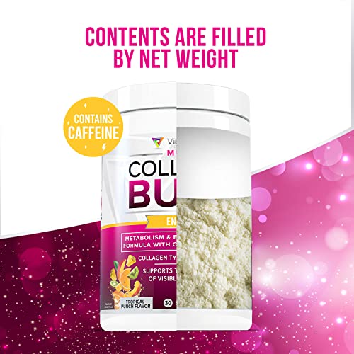 Multi Collagen Burn: Multi-Type Hydrolyzed Protein Peptides with Hyaluronic Acid, Vitamin Vitauthority Au supplements