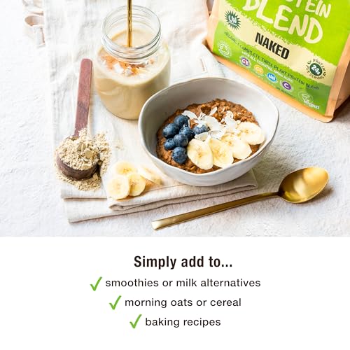 BodyMe Organic Vegan Protein Powder Blend, Naked Natural - Unsweetened, Low Carb BodyMe Au supplements