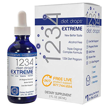 Creative Bioscience 1234 Diet Drops Extreme for Women & Men, Diet Drops for Weight Creative Bioscience Au supplements