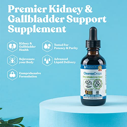 Cleanse Drops - Advanced Kidney & Gallbladder Cleanse Support Rejuvica Health Au supplements