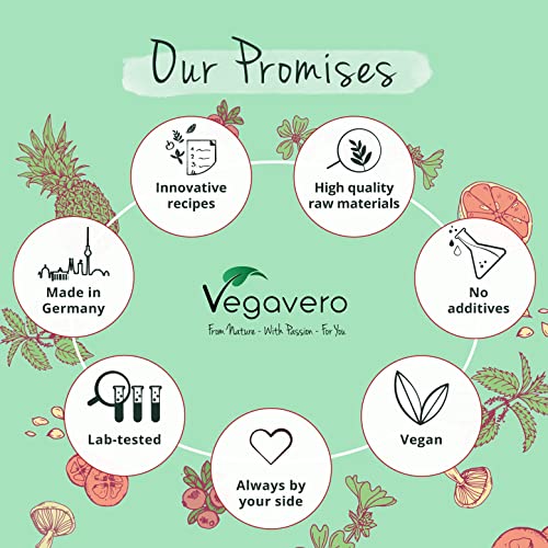 Vegavero Vegan Collagen Supplement | 2000mg | Complex with L-Lysine, L-Proline, Vitamin C (Acerola) & Superfoods Extracts | NO Additives, Lab-Tested | 120 Capsules Vegavero Au supplements