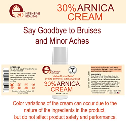 e70 Arnica Cream & Roll-On for Visible Bruise Relief, soothes Stiffness, Calms Swelling Formula e70 Au supplements