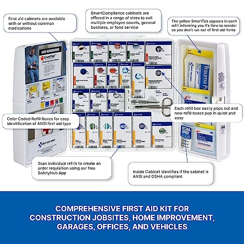 First Aid Only 1000-FAE-0103 50-Person SmartCompliance OSHA First Aid Kit First Aid Only Au supplements
