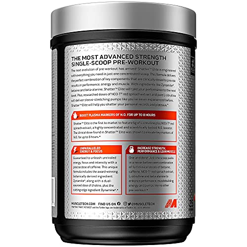 Pre Workout for Men & Women | MuscleTech Shatter Elite Pre-Workout | Preworkout MuscleTech Au supplements