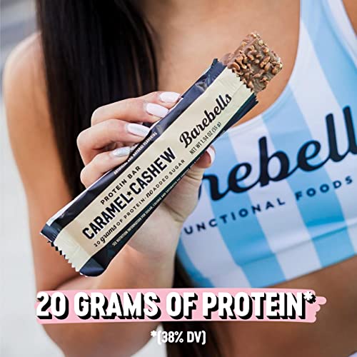 Barebells Protein Bars Caramel Cashew - 12 Count, 1.9oz Bars with 20g of High Protein BAREBELLS Au supplements