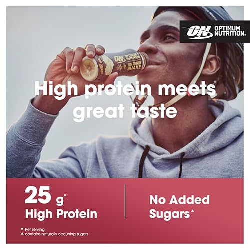 Optimum Nutrition High Protein Shake Bottles, Ready To Drink Healthy Snacks, No added Optimum Nutrition Au supplements