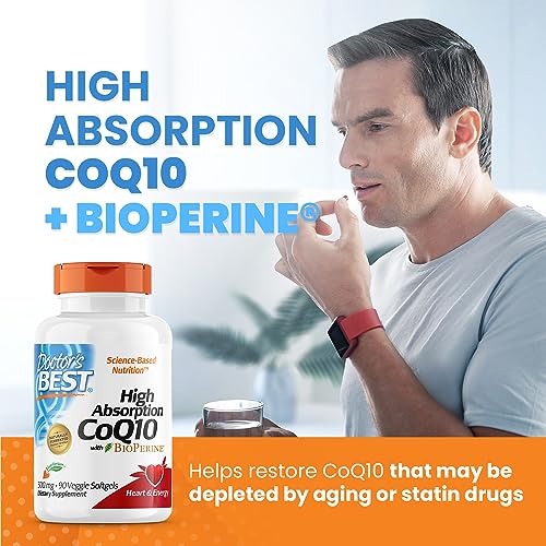 Doctor's Best High Absorption CoQ10 with BioPerine, Heart Health & Energy Production Doctor's BEST Au supplements