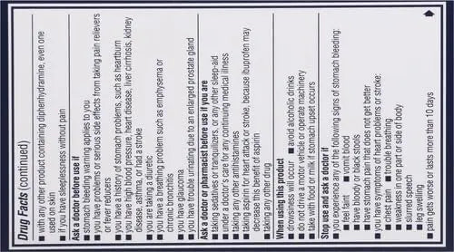 Advil PM Pain Reliever and Nighttime Sleep Aid, Pain Medicine with Ibuprofen for Pain Relief and Diphenhydramine Citrate for A Sleep Aid - 120 Coated Caplets (Pack of 2) Advil Au supplements
