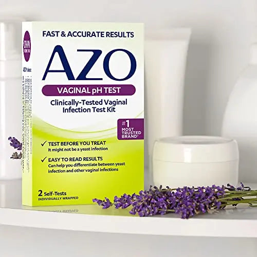 AZO Vaginal pH Test Kit, Clinically-Tested Vaginal Infection Test Kit, Fast & Accurate Results AZO uk supplements