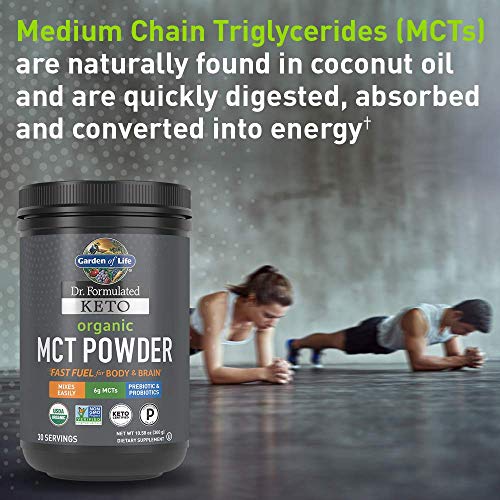 Garden of Life Dr. Formulated Keto Organic MCT Powder - 30 Servings, 6g MCTs Garden of Life Au supplements