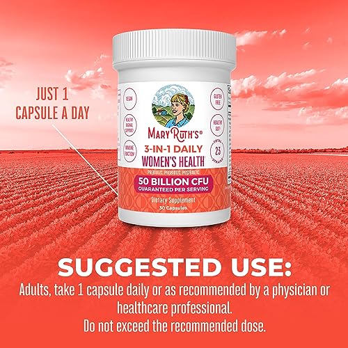MaryRuth's 3-in-1 Daily Health Probiotics for Women | Clinically Tested | Hormone Support MaryRuth Organics Au supplements