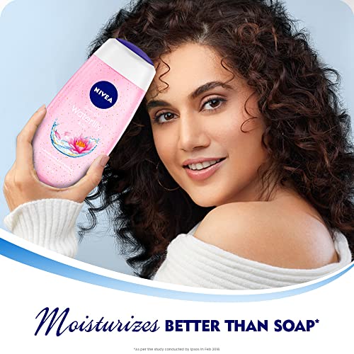 Nivea Bath Shower Water Lily Oil, 250 ML, Moisturizing Skin Cleanser with Oil Pearls and Water Lily Fragrance NIVEA Au supplements