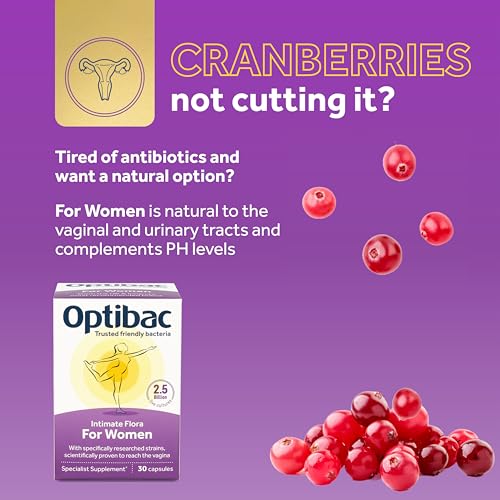 Optibac Probiotics for Women - Vegan Probiotic Supplement, Scientifically Formulated OptiBac Au supplements