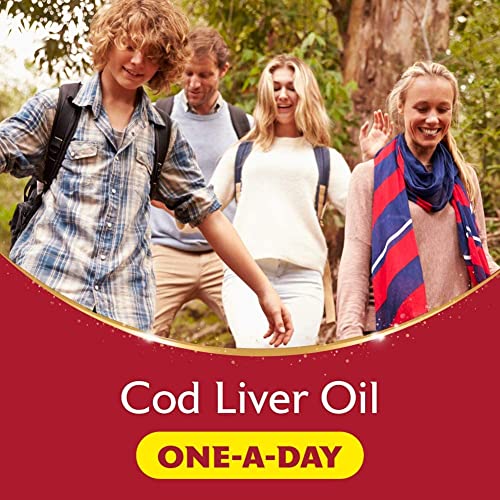 Seven Seas Cod Liver Oil Tablets With Omega-3, Fish Oil, One A Day, 4 Months Supply Seven Seas Au supplements