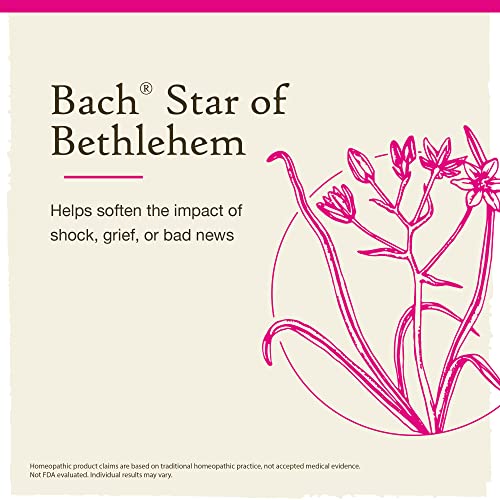 Bach Original Flower Remedies, Star of Bethlehem for Grief and Shock (Non-Alcohol Formula) Bach Au supplements
