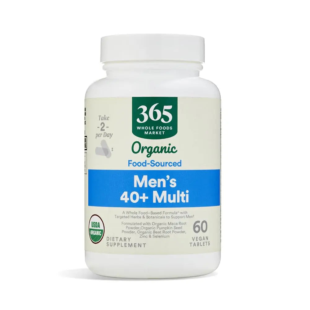 365 by Whole Foods Market, Vitamin Multi Mens Food Cultured 40 Plus, 60 Count 365 by Whole Foods Market Au supplements