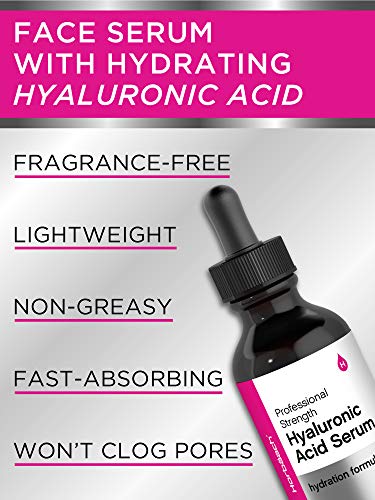 Hyaluronic Acid Serum For Face | 2 oz | Paraben & SLS Free Moisturizer | by Horbaach Horbäach Au supplements