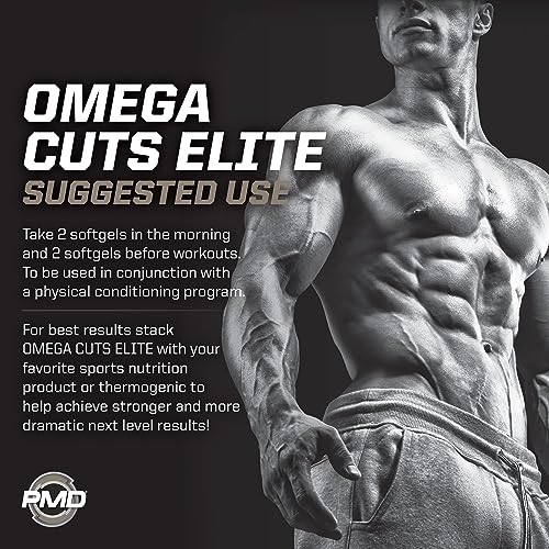 PMD Sports Omega Cuts Elite Fat Loss-Muscle Defining Formula - Omega Fatty Acids PMD Au supplements