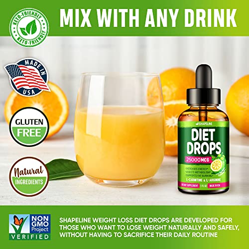 Weight Loss Drops - Appetite Suppressant for Women & Men - Made in The USA SHAPELINE Au supplements