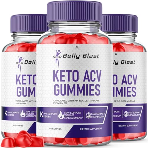 (3 Pack) Belly Blast Keto ACV Gummies, Belly Blast Keto + ACV Gummies Advanced Weight FyvusUS supplements