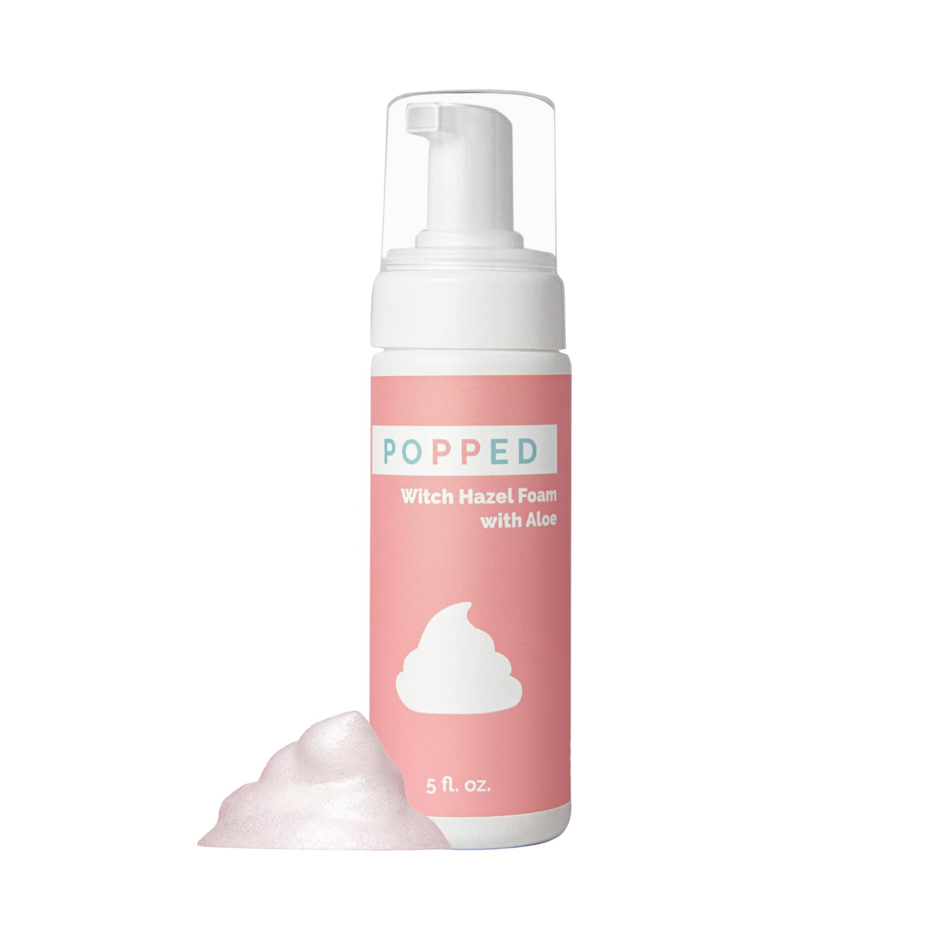 POPPED Witch Hazel Foam with Aloe (5 fl oz) | Perineal Healing Foam for Postpartum Care | Relieves Pain, Hemorrhoids, and Swelling After Birth | Postpartum Essential POPPED Au supplements