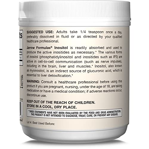 Jarrow Formulas Inositol 600 mg, Dietary Supplement for Cellular Health Support, 8 oz Jarrow Formulas Au supplements