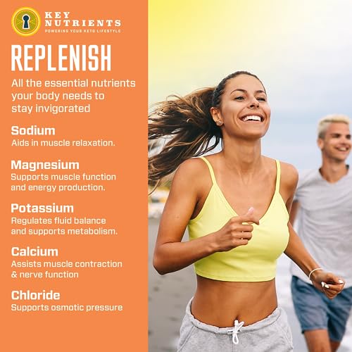 Key Nutrients Electrolytes Powder - Tropical Peach Mango Drink Mix 90 Servings KEY NUTRIENTS Au supplements