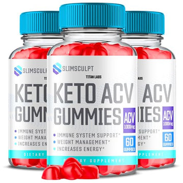 (3 Pack) Slimsculpt Keto ACV Gummies, Slim Sculpt Keto ACV Gummies Advanced Weight Loss 1000MG Titan Labs Au supplements