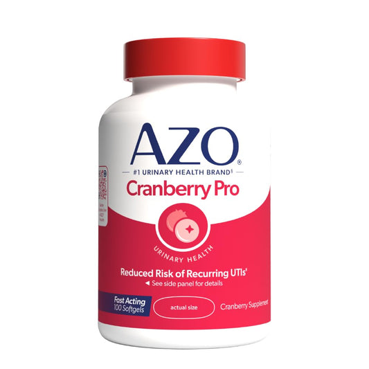 AZO Cranberry Pro, Cranberry Pills for Women & Men, 600mg Pacran, Made with Concentrated Whole Fruit Cranberry Powder to Help Cleanse and Protect The Urinary Tract AZOUS supplements