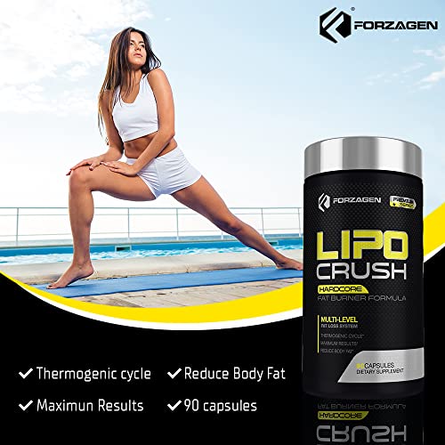 Forzagen Lipocrush Thermogenic Fat Burner for Men and Women, 90 Belly Fat Burner Forzagen Au supplements