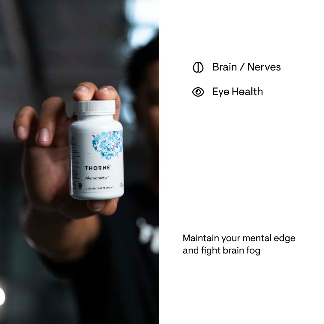 Thorne Memoractiv - Nootropic Brain Supplement for Focus, Creativity, and Concentration Thorne Au supplements