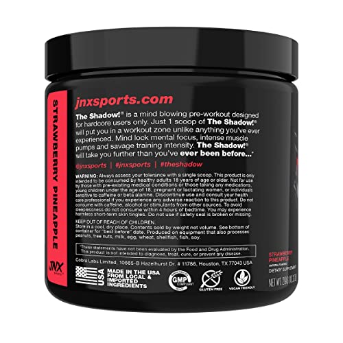 JNX SPORTS The Shadow! 350mg of Caffeine Hard Core Preworkout -Electric Energy JNX SPORTS Au supplements