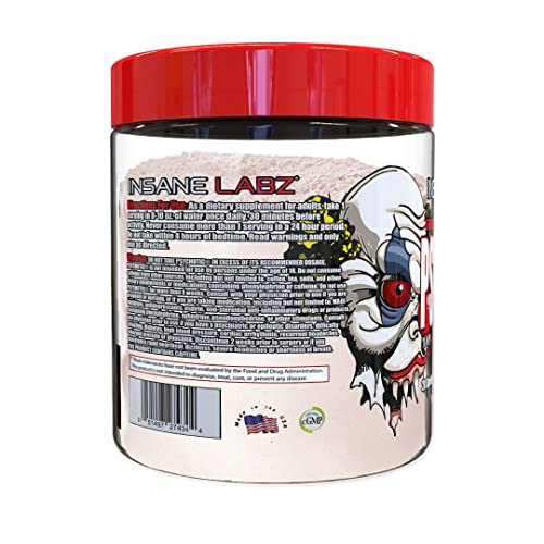 Insane Labz Psychotic Clear, Fully Disclosed, Clinically Dosed Pre Workout Powder Insane Labz Au supplements