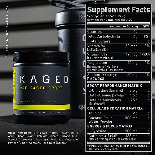 Kaged Pre Sport & Creatine Monohydrate Bundle | Glacier Grape Pre + Unflavored Creatine Kaged Au supplements