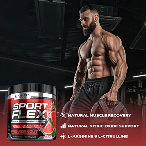 Pre Workout Powder with Beta Alanine, L-Citrulline & L-Arginine | PreWorkout Energy Powder Nature's Nutrition Au supplements