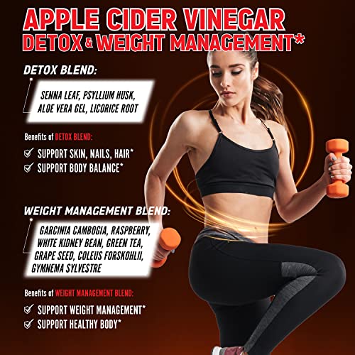 Zolotus 14x Strength Apple Cider Vinegar Capsules, Equivalent to 14500mg, with Turmeric Zolotus Au supplements