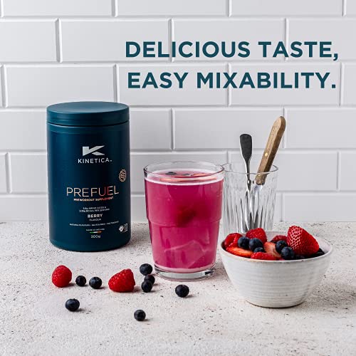 Kinetica PreFuel, Pre Workout, 5.9g Amino Acids & 2.3g BCAA's per Serving, 30 Servings Kinetica Au supplements