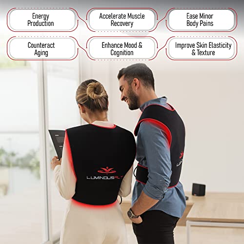 LuminousRLT Red Light Therapy Pad, Adjustable Infrared Light Therapy Back Wrap LUMINOUSRLT Au supplements