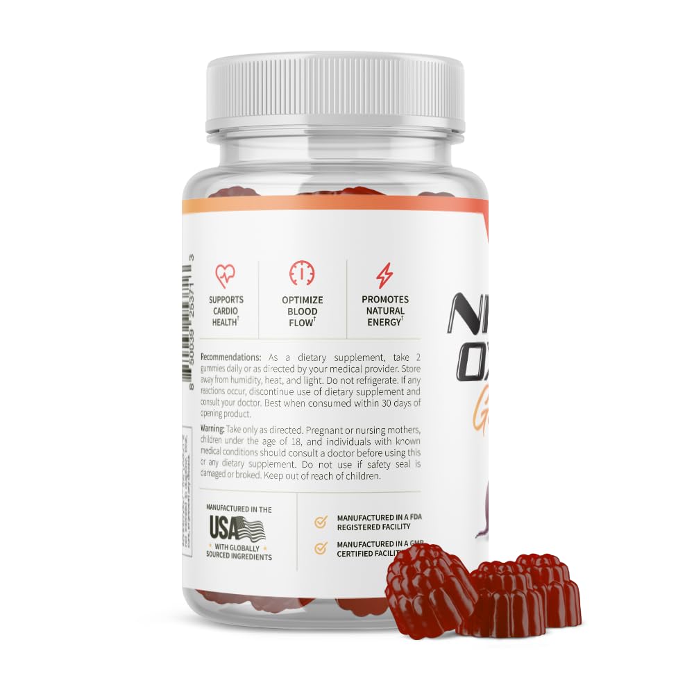 Snap Supplements Nitric Oxide Beet Root Gummies - Support Healthy Blood Circulation Snap Supplements Au supplements