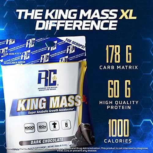 Ronnie Coleman Signature Series King Mass XL Mass Gainer Protein Powder, Muscle Gaine Ronnie Coleman Signature Series Au supplements