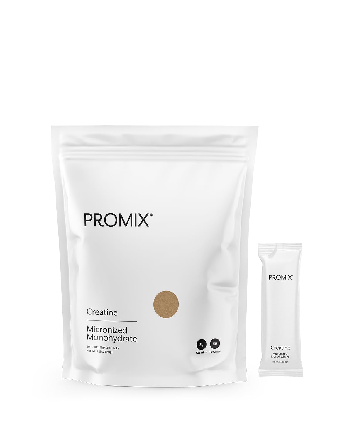 ProMix Nutrition Creatine Monohydrate Travel Packs, 5g of micronized Clean Creatine for Men and Women, Supports Muscle Growth & Recovery, Vegan - 30 Servings ProMix Nutrition Au supplements