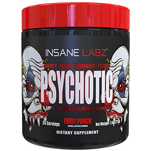 Psychotic, and Insane Veinz, Pre Workout Stack (Fruit Punch) Insane Labz Au supplements
