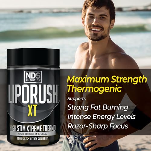 LIPORUSH NDS Nutrition XT - Super Concentrated Thermogenic with L-Carnitine & Teacrine LIPORUSH Au supplements