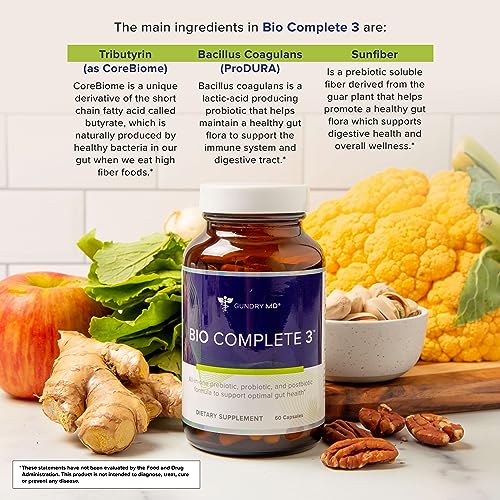 Gundry MD® Bio Complete 3 - Prebiotic, Probiotic, Postbiotic to Support Optimal Gut Health Gundry MD Au supplements