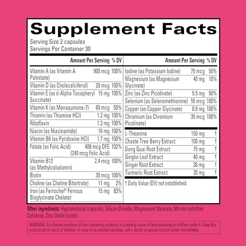 Hyland's Naturals Total Loving Care Multivitamin for Women + PMS Rescue - 60 Vegan Hyland's Au supplements