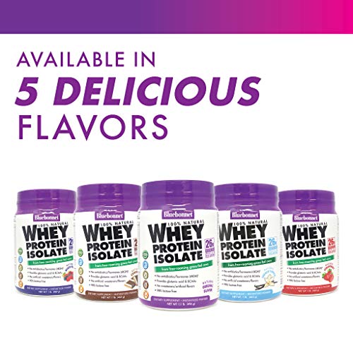 Bluebonnet Nutrition Whey Protein Isolate Powder, 14 Serving, Vanilla, 1 lb Bluebonnet Au supplements