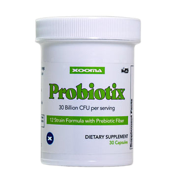 Probiotix – 12 Strain Probiotic + Prebiotic Fiber, 30 Billion CFU | Gut Health & Digestive Balance | Gas & Bloating Support | Immune System Reinforcement | Gluten, Soy & Dairy Free – 30 Capsules Xooma Au supplements